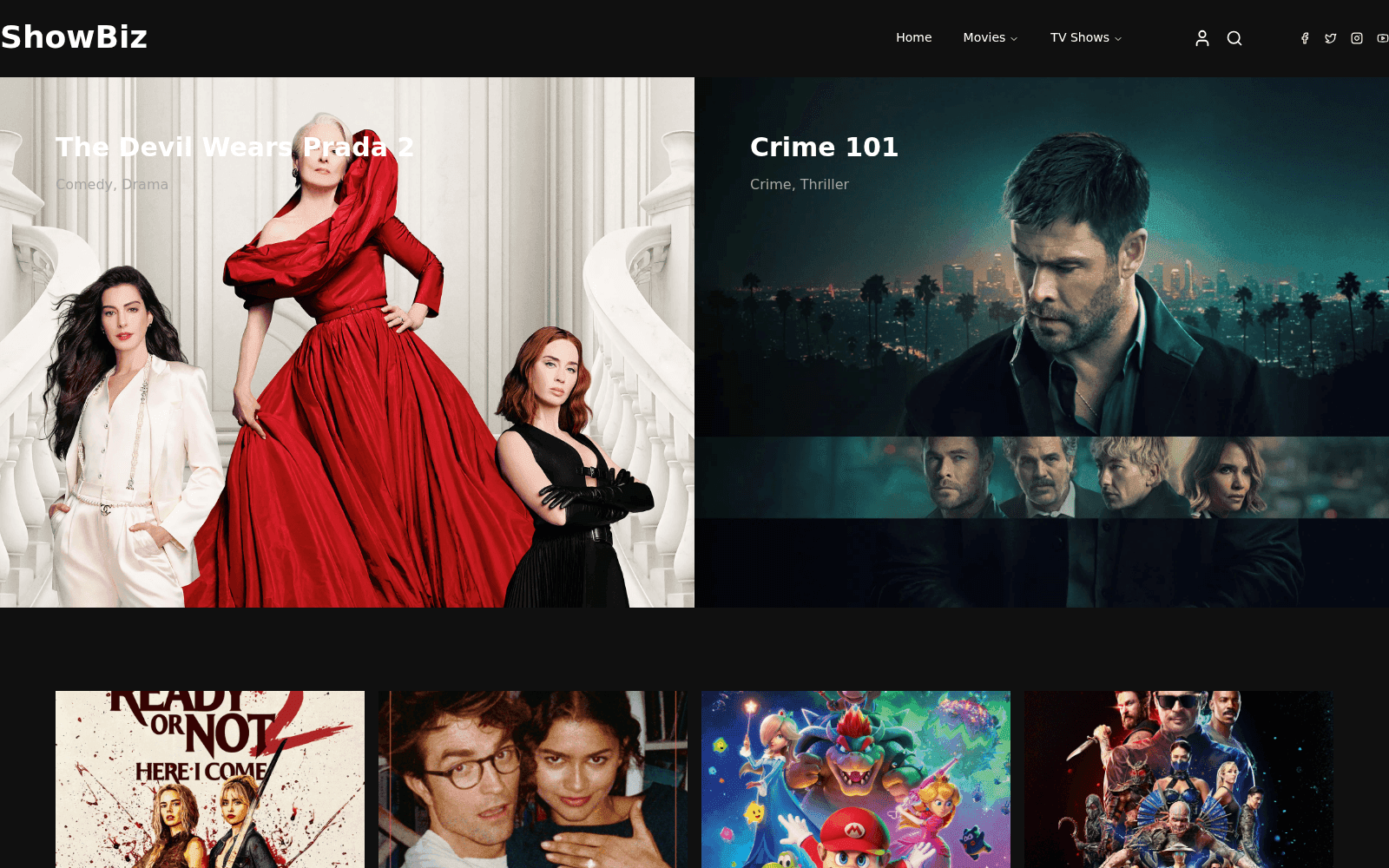 ShowBiz-Movie-NextJs-APP screenshot